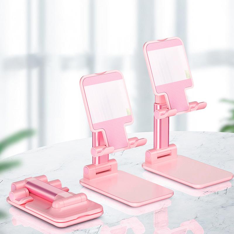 スマホスタンド 卓上 携帯用 一体型 折りたたみ 角度/高さ自由調節 収納便利 12.9インチ以内の端末対応 タブレット 軽量 小型 | ActyGo | 03