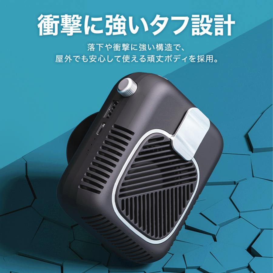 ベルトファン 空調ファン 腰掛け ハンディファン 扇風機 ファン 腰ベルトファン 10000Ah 服の中に送風 モバイルバッテリー 送風機 首かけ |  | 14