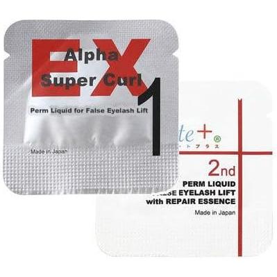 パーマ1液3個セット 国産5分でかかる！付けまつげ用パーマ液 酸化しないパウチタイプ (5