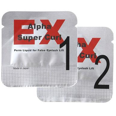 ５分でかかる国産アミノ酸、ヒアルロン酸配合！付けまつげ用パーマ液、酸化しないパウチタイプ(1セット) | 