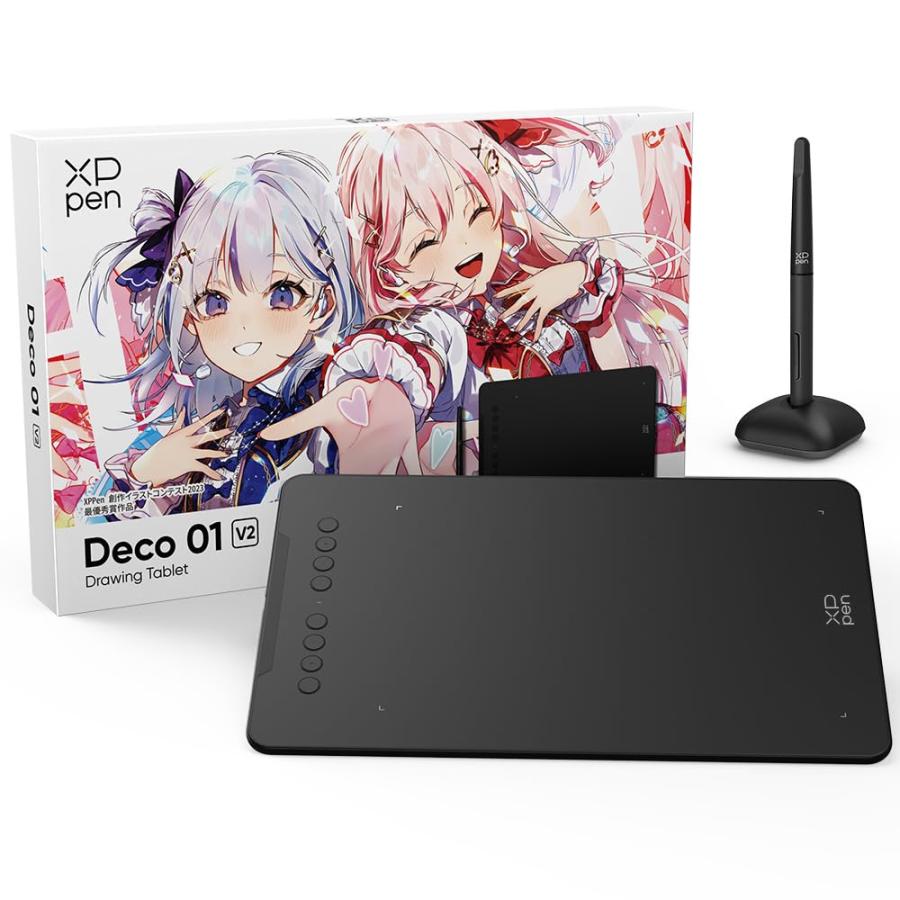 XPPen ペンタブレット Decoシリーズ 板タブ スマホ対応 絵描き 