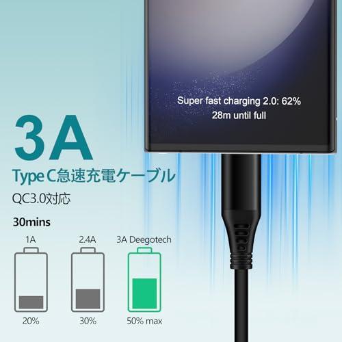 iPhone 15充電ケーブル USB Type Cケーブル コイル型 0.4mから1.5mまで 伸びる QC3.0 急速充電 タイプC ケーブル 高速データ転送 最大3A USB-A to US｜apm-store｜02