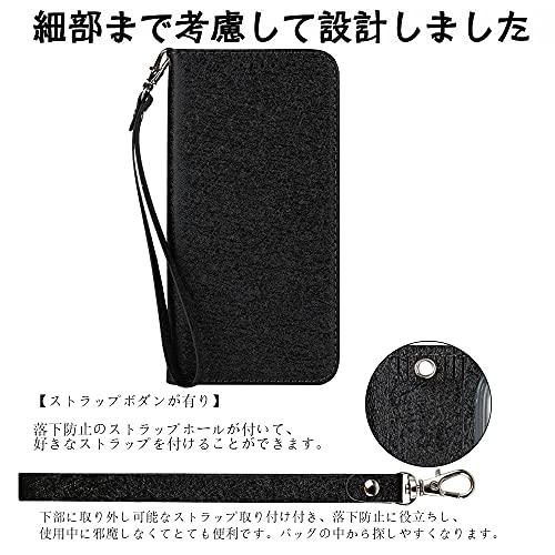 Samsung Galaxy S9 Plus SC-03K SCV39 ケース 手帳型、Galaxy S9 Plus 縄掛け ケース 財布型 Galaxy S9 Plus TPU ケース Galaxy S9 Plus 蚕糸 PUレザ｜apm-store｜06