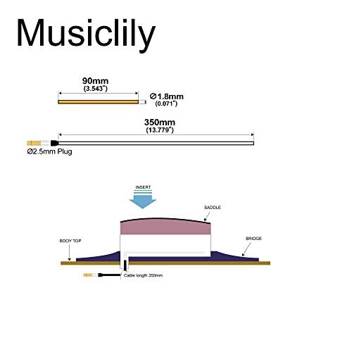 Musiclily ソフトスタイル アコースティックギター用ピックアップ.ピエゾ｜apm-store｜02