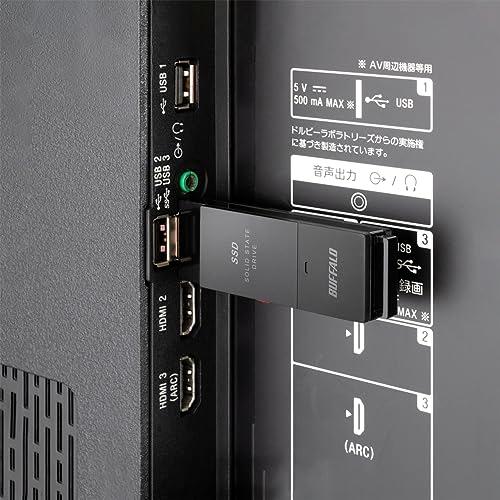 バッファロー ( BUFFALO ) USB3.2(Gen1) ポータブルSSD 500GB スティック型 SSD-PUT500U3-BKC｜apm-store｜04