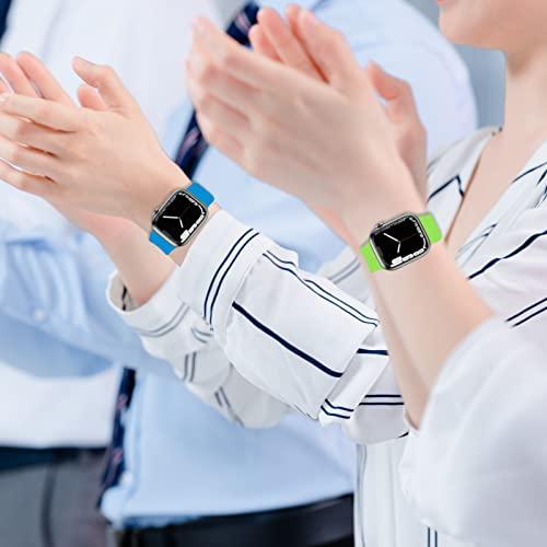THWALK コンパチブル Apple Watch バンド ベルト 柔らかいシリコン素材のスポーツバンド 防水性 通気性 耐久性 柔軟 運動 おしゃれ 38mm 40mm 41mm 4｜apm-store｜07