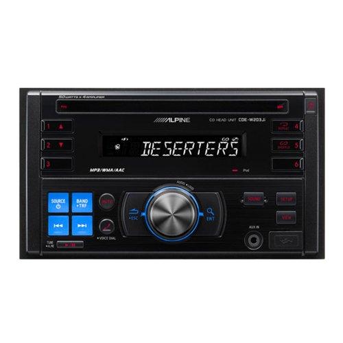 アルパイン (ALPINE) CDCD-R/RWMP3WMAAACプレーヤー 45W×4ch/フロントUSBフロントAUX対応 CDE-W203JI