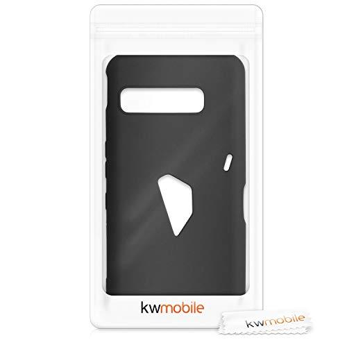 kwmobile スマホケース 対応: Asus ROG Phone 3 (ZS661KS) ケース - 耐衝撃 滑り止め ソフト TPU シリコン - 黒色マット｜apm-store｜07