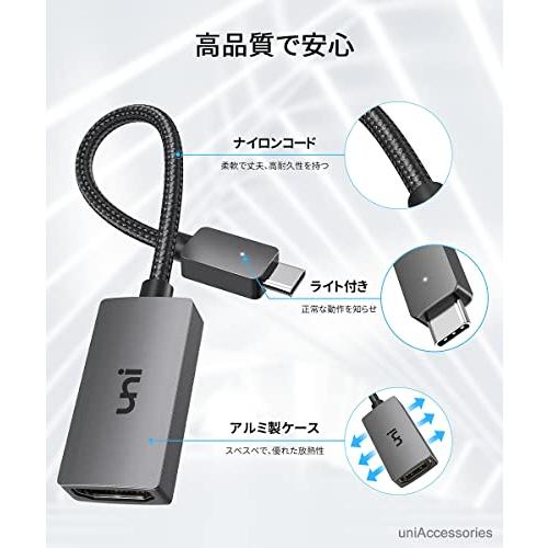 USB C HDMI 変換アダプタ uniAccessories タイプ C HDMI 変換アダプター [4K映像出力] Macbook Pro/MacBook Air/iPad Pro/Air/Chromebook/Surface go｜apm-store｜03