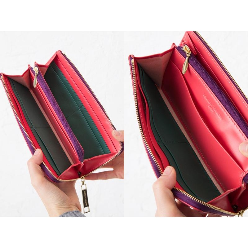 tsumori chisato CARRY ツモリチサト 長財布 薄型L字 イリュージョン 