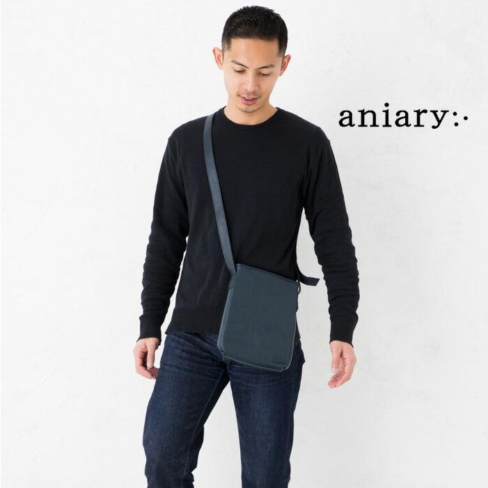 aniary アニアリ ショルダーバッグ クロッシングレザー 23-03000