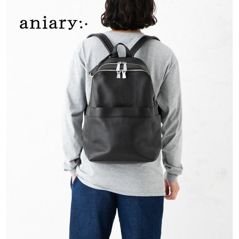 aniary アニアリ バックパック リュックサック シュリンクレザー aniary アニアリ バックパック リュックサック シュリンクレザー