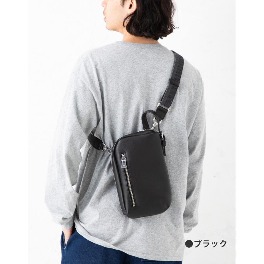aniary アニアリ ボディバッグ クラッチバッグ シュリンクレザー aniary アニアリ ボディバッグ クラッチバッグ シュリンクレザー