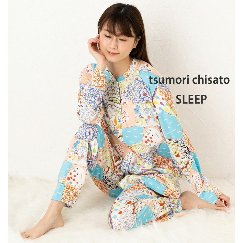ツモリチサトスリープ 部屋着 パジャマ オールスターパッチワーク
