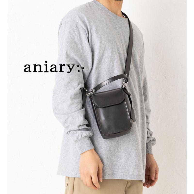 aniary アニアリ ショルダーバッグ 2way グレー aniary 正規取扱店 アニアリ ショルダーバッグ Shoulder Bag
