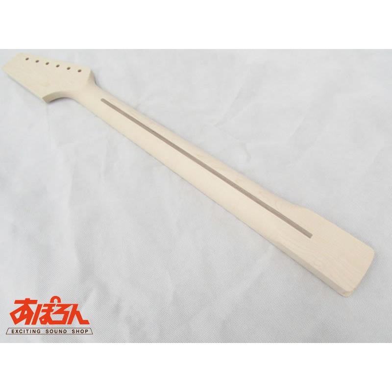 Hosco エレキギターネック HNK-11/22T STタイプネック ヘッド未加工 メイプル1P/22フレット仕様 パドルヘッド_3