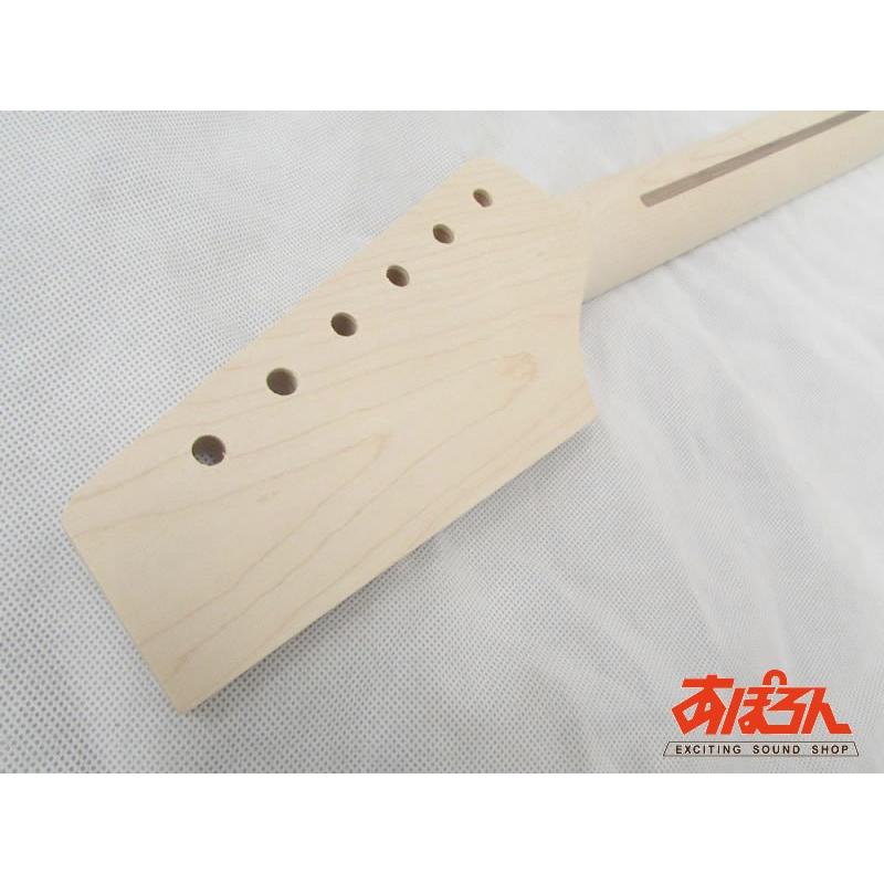 Hosco エレキギターネック HNK-11/22T STタイプネック ヘッド未加工 メイプル1P/22フレット仕様 パドルヘッド_4