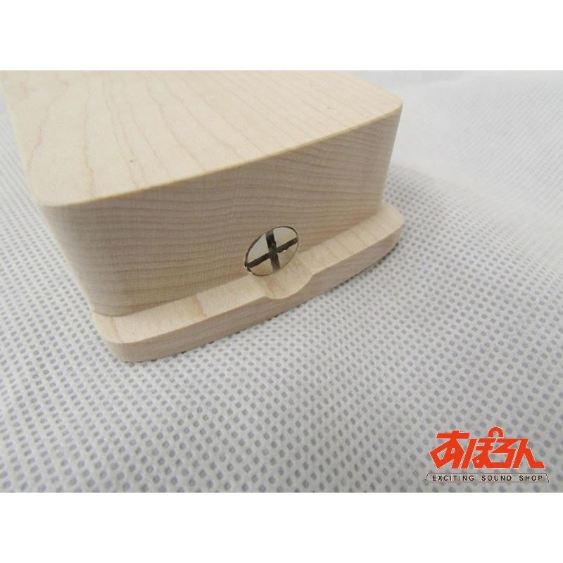 Hosco エレキギターネック HNK-11/22T STタイプネック ヘッド未加工 メイプル1P/22フレット仕様 パドルヘッド_5