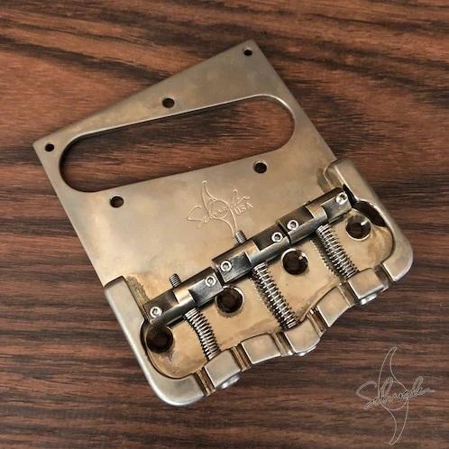 Schroeder TL Bridge for Bigsby (tele style) Aged Nickel