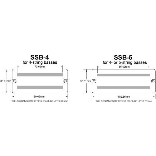 Seymour Duncan SSB-4 Passive PhaseII (セイモアダンカン SSB4 SSB-4n/SSB-4b)Soapbar｜apollon｜02