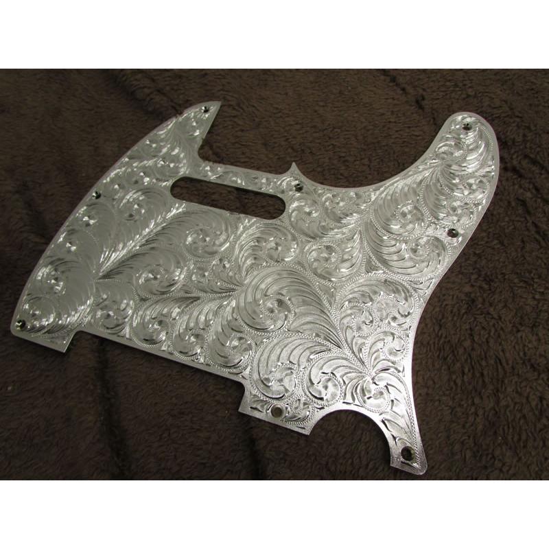 El Dorado Hand-Engraved Metal “Tele” Pickguard【エルドラド
