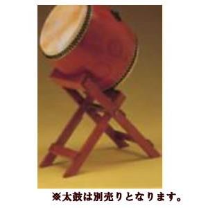三島屋楽器店 宮太鼓用 折畳台 木目材 1尺9寸用  NO.312149 高い方の太鼓を置く高さ61.0センチ