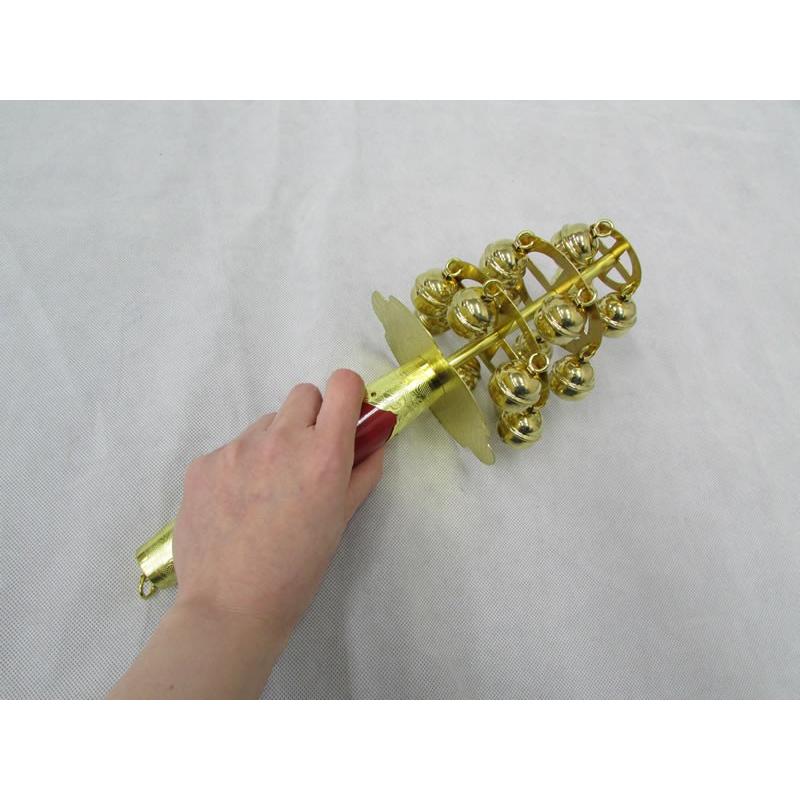 三島屋楽器店 神楽鈴 東型 かぐら鈴 29センチ NO.52041 【七五三鈴