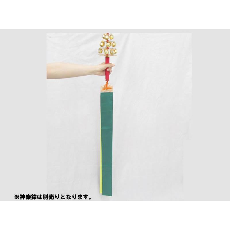 全音 神楽鈴用五色絹（ミナロン製）90センチ (約2尺9寸) NO.5040220