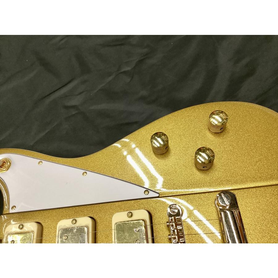 Joe Doe Guitars×Vintage JDV36 Gas Jockey Sparkling Gold Sand(ヴィンテージ ジョードー)｜apollon｜11