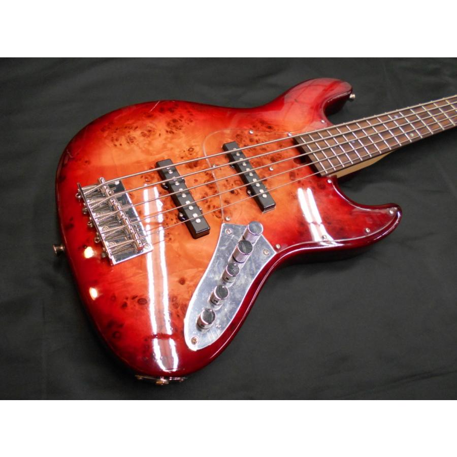 Bacchus WJB5-BP/Act/RD-B (バッカス ジャズベース 5弦) : あぽろん 