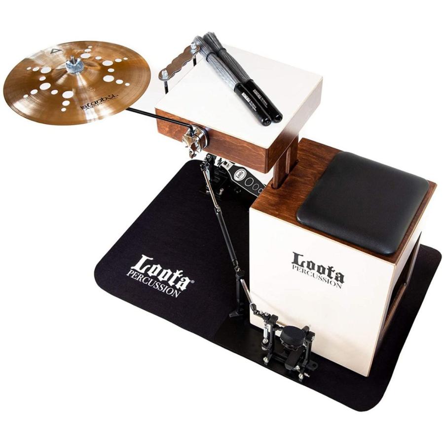 Loota Percussion Cajon Drumset for Acoustic Gigs/Cocoa Bean