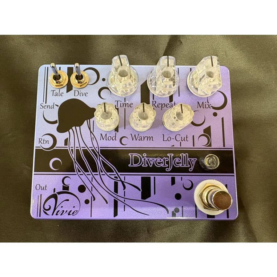 Vivie ディレイ Diver Jelly Amazon | Vivie Diver Jelly コンパクトエフェクター／ディレイ