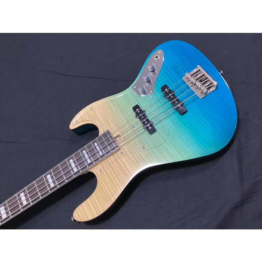 Bacchus WL4-FM CUSTOM IV/BLU-GRD(バッカス ジャズベースタイプ