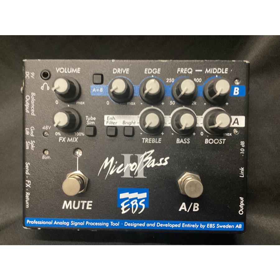 EBS MicroBass II Bass Preamp (2チャンネル切替式プリアンプ