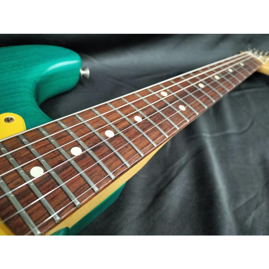 Fender Stratocaster / Teal Green Transparent MOD (フェンダー 改造