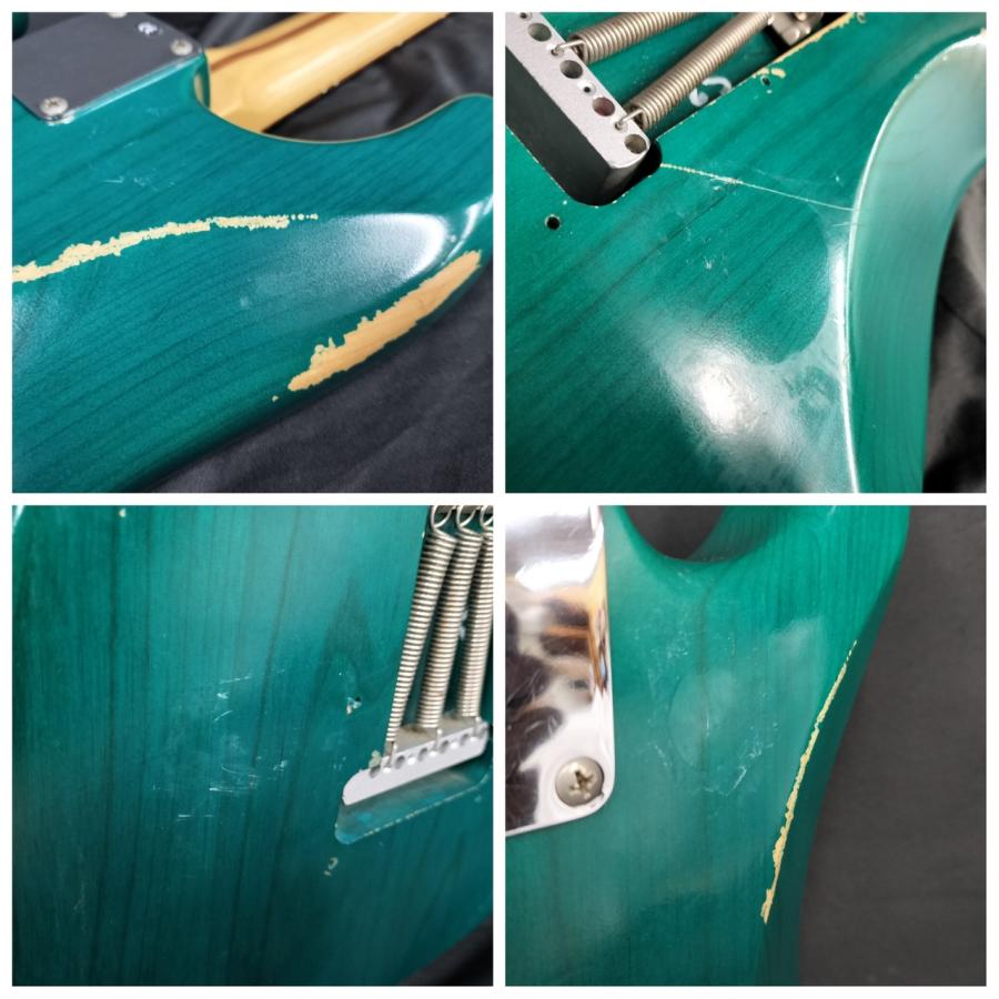 Fender Stratocaster / Teal Green Transparent MOD (フェンダー 改造