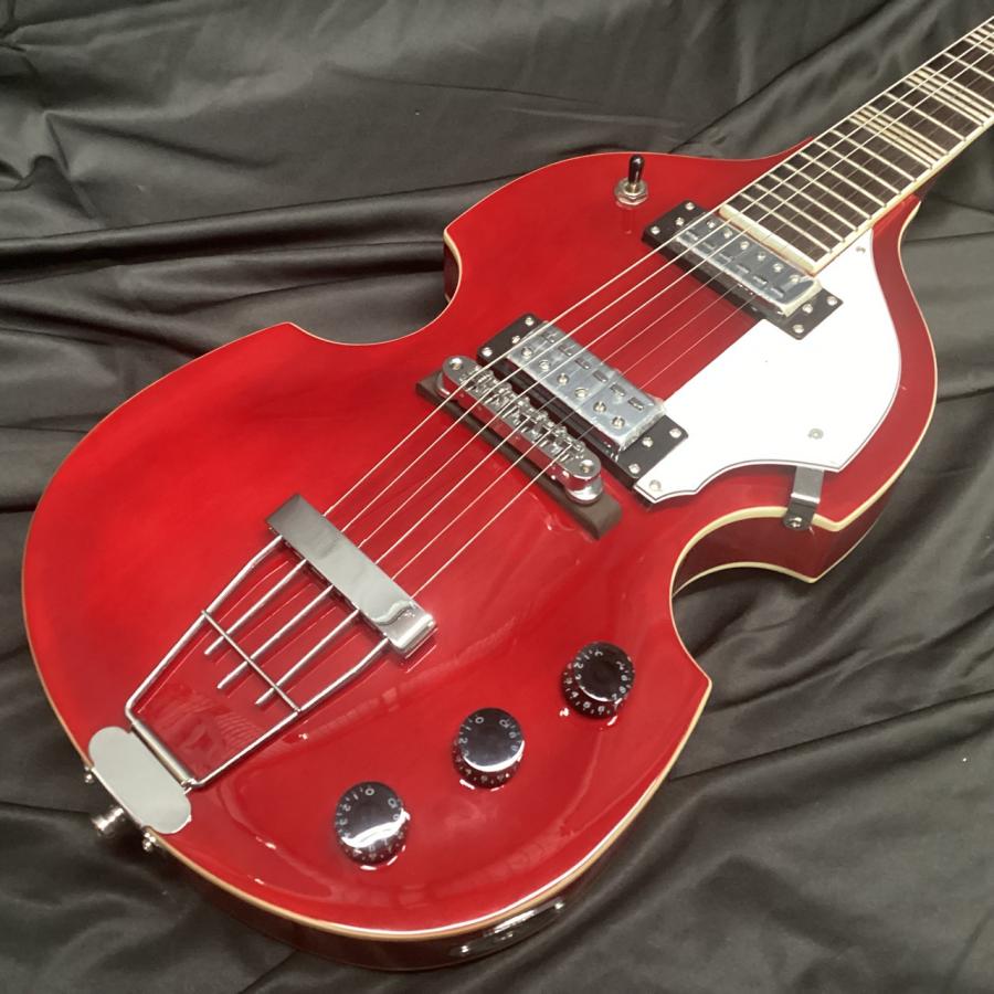 Hofner HI-459-PE RED ( ヘフナー Ignitionシリーズ バイオリンギター