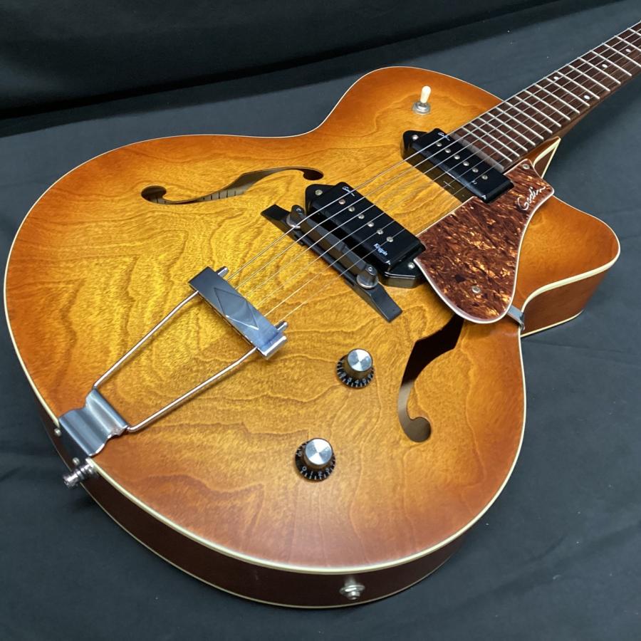 Godin 5th Avenue CW Kingpin II Cognac Burst (ゴダン フルアコ P90 