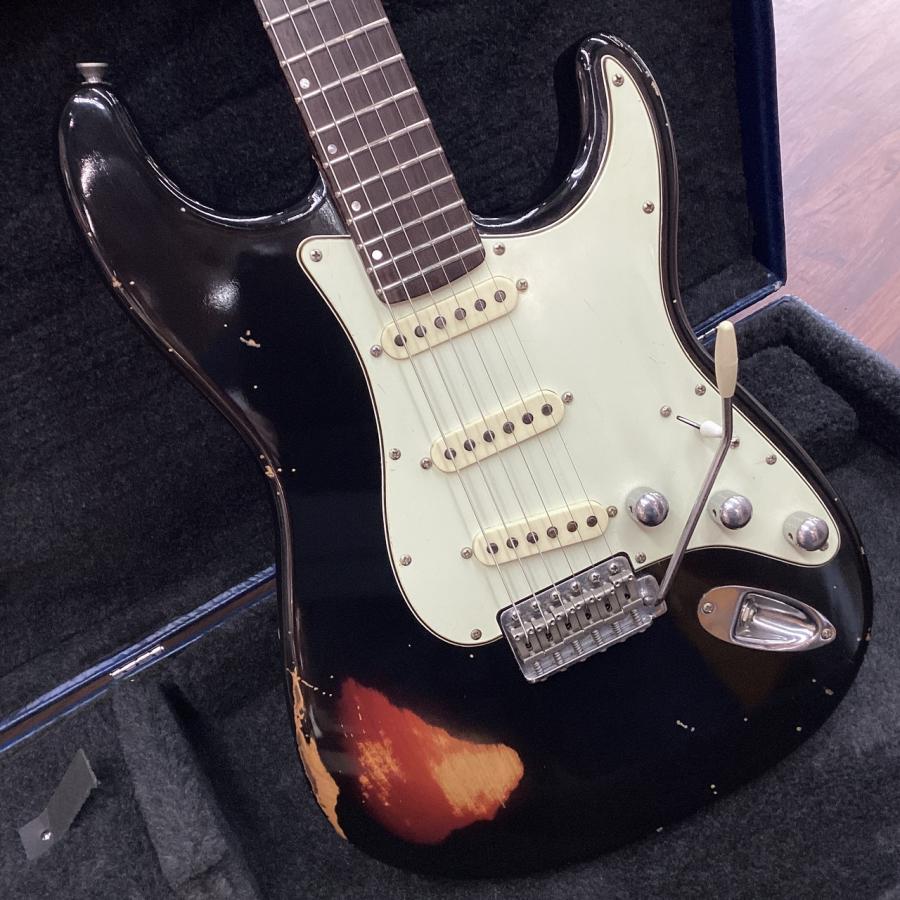 Franchin Guitars Classic Aged Mercury/Black over 3-Color Sunburst