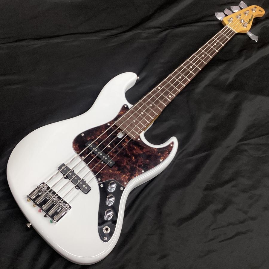 Moon Guitars JB-5C SWH/R (ムーン ジャズベース 5弦 パッシブ)【新潟