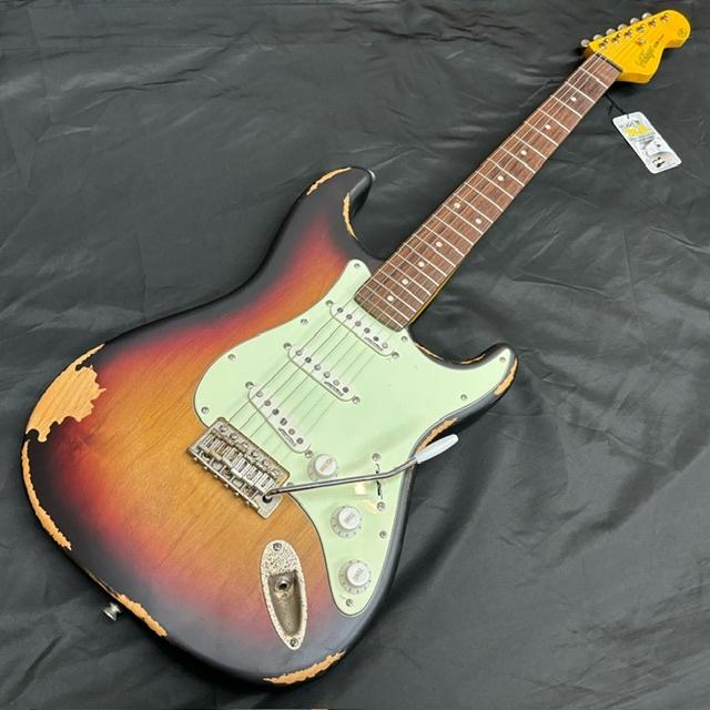 ヴィンテージサンバースト エレキギターハンドメイド Vintage V6MRSSB ICON/Distressed Sunburst (ヴィンテージ サン