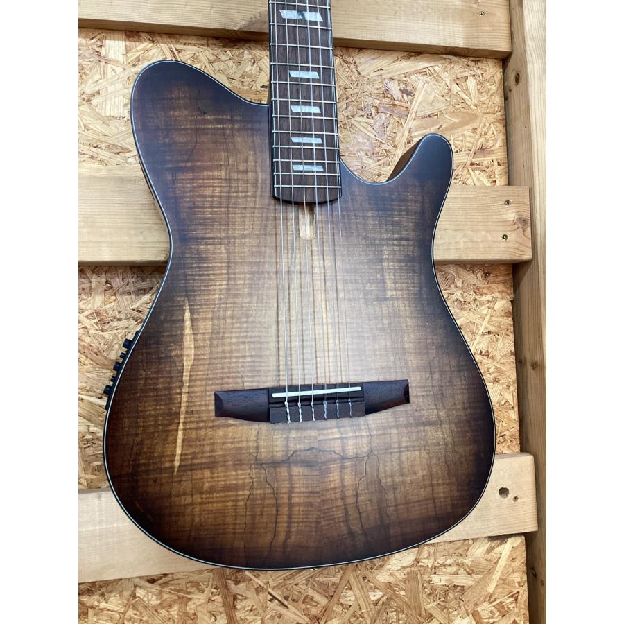 値下！キルテッド・メイプル top Ibanez エレアコ wギタースタンド 値