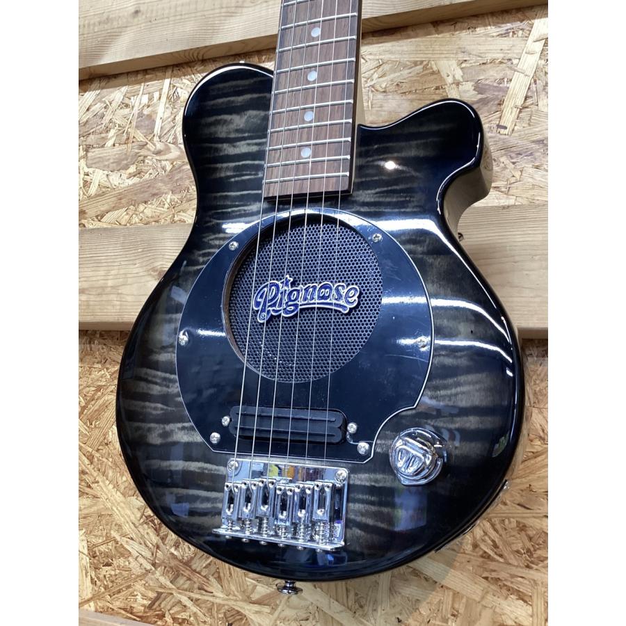 Pignose アンプ内蔵 ミニエレキギター PGG-200FM SBK Pignose PGG-200 MBL （Metallic Blue） ピグノーズ アンプ内蔵