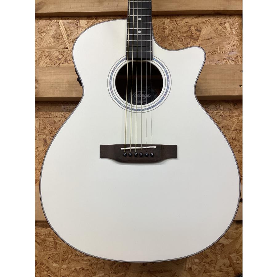 Vintage Guitars VEC1900WHS (アコースティックギター アコギ エレアコ