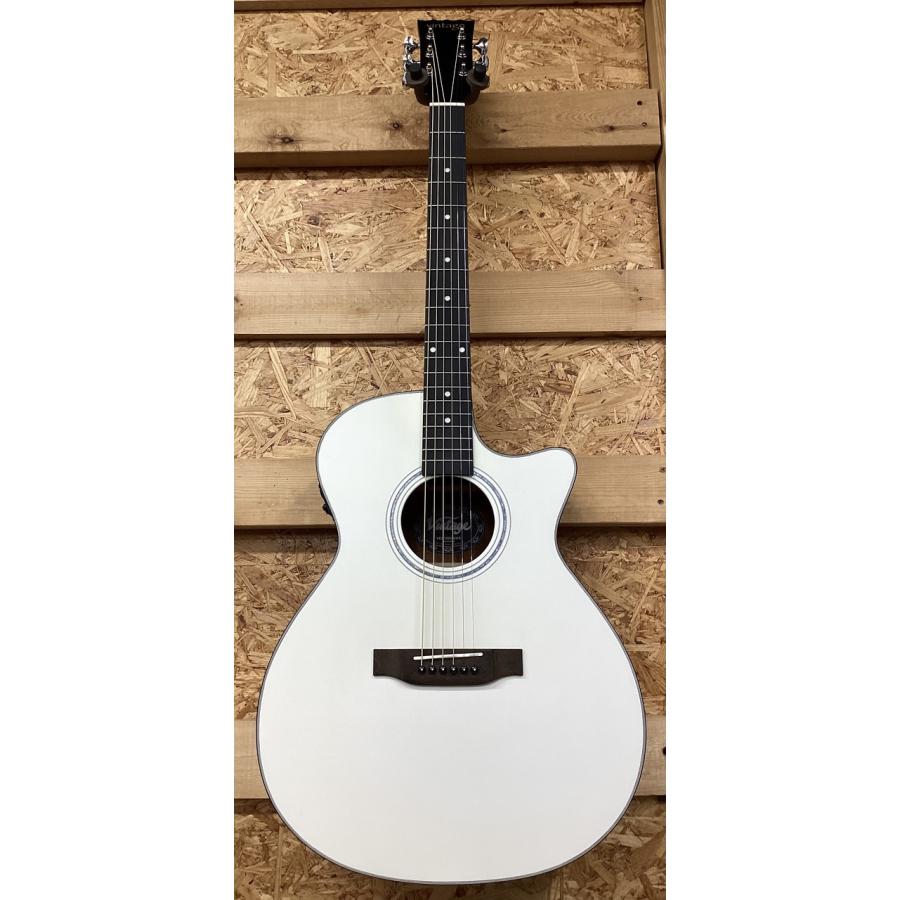Vintage Guitars VEC1900WHS (アコースティックギター アコギ エレアコ 