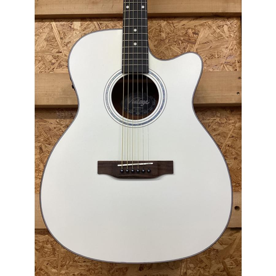 Vintage Guitars VEC300WHS (アコースティックギター アコギ エレアコ