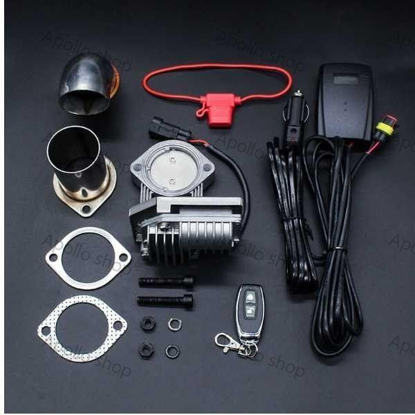 50mmマフラー用フルキット 電動可変バルブ 汎用 リモコン ECV 