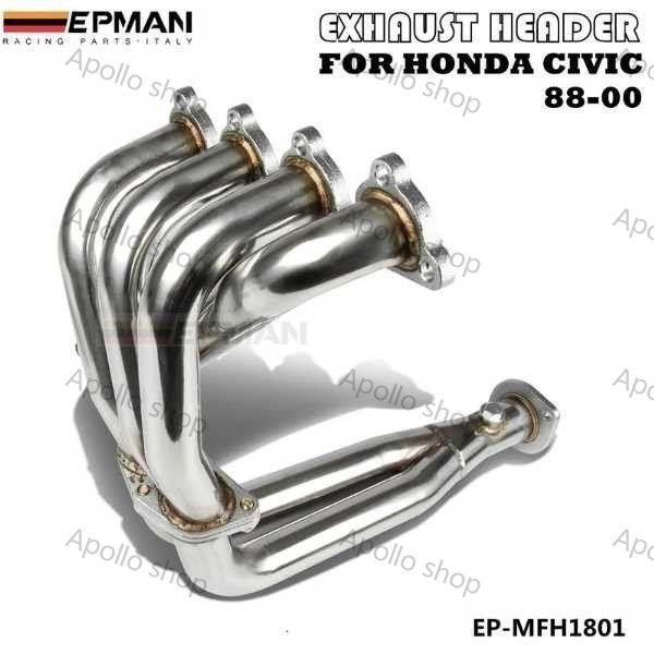 Dシリーズ ステンレス エキゾーストマニホールド D15B D16A CRX EF2 EG4 EK3 EJ1 EF1 D13B EG1