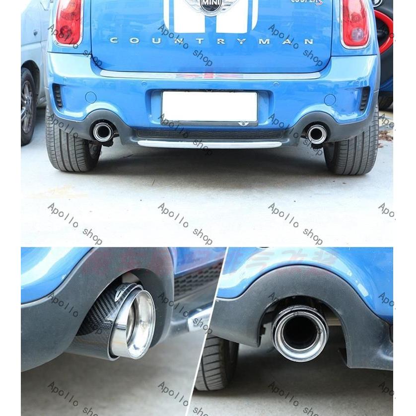 新品 BMW ミニ R55 56 60 61 クーペ 炭素繊維 テールエンドヒートタイプ 2p