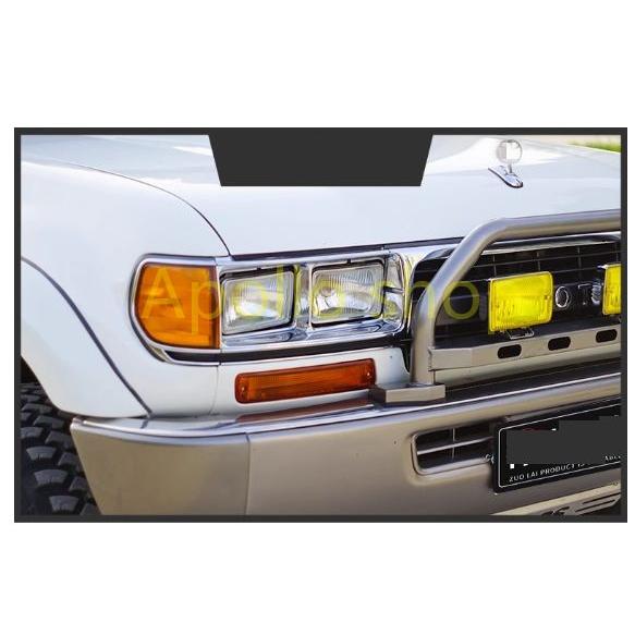 トヨタ ランクル 80 フロント 角目4灯用 ヘッドライトヘッド トヨタ ランクル 80 フロント 角目4灯用 ヘッドライトヘッド